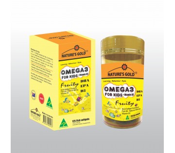 Omega3 For Kids DHA ERP VitaminD3 - 125s