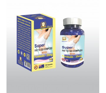 Super Fat To Go Complex With Forskolin25mg - 100s
