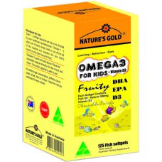 Omega3 For Kids DHA ERP VitaminD3 - 125s